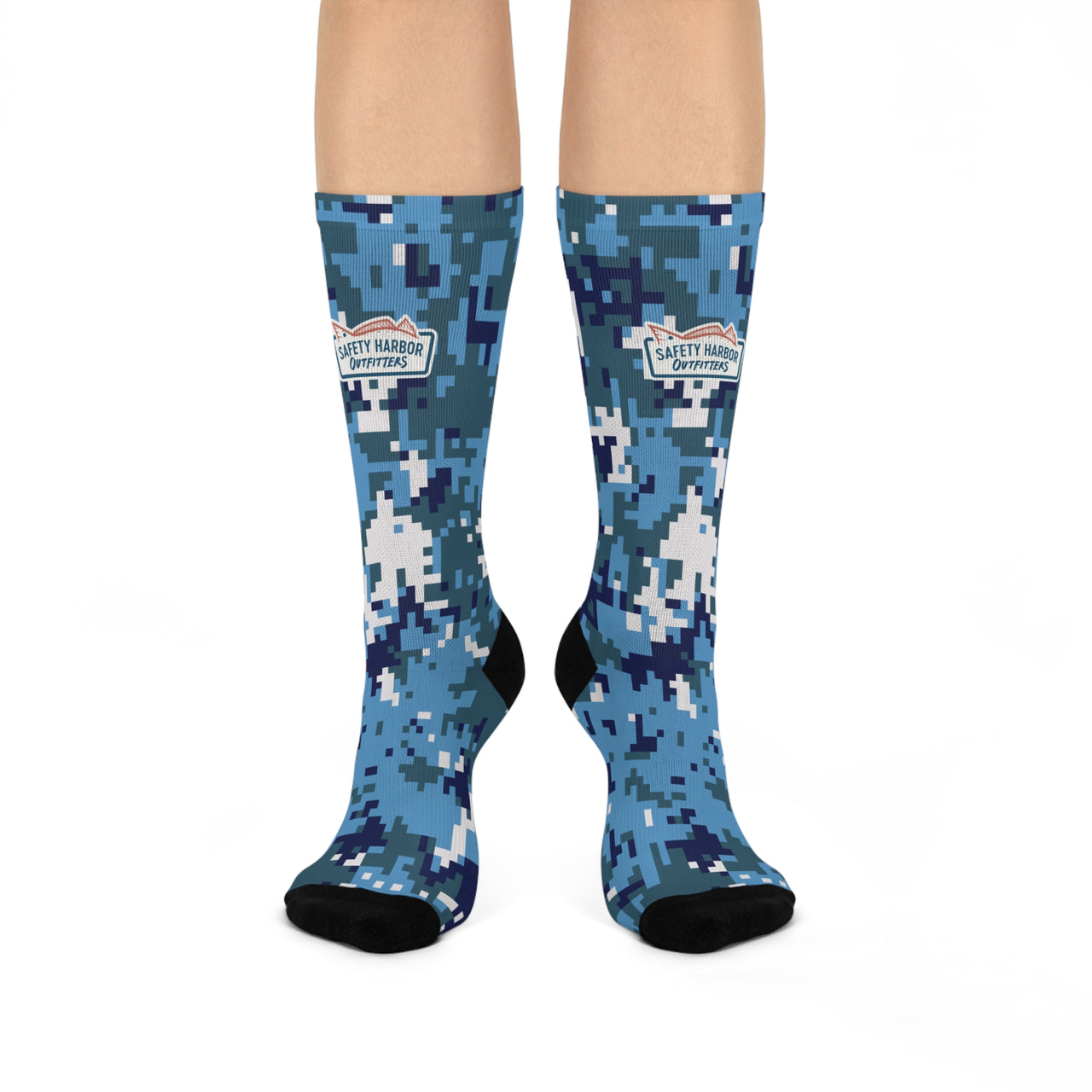 Digi Blue Camo Socks