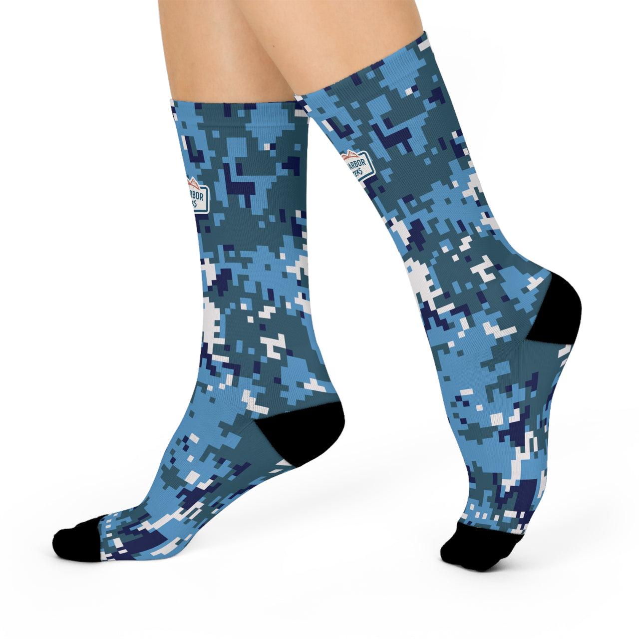 Digi Blue Camo Socks